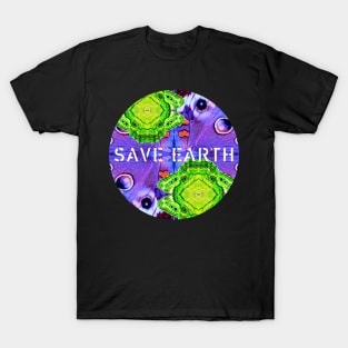 Save Earth Global Warming Climate Change Go Green Earth Day T-Shirt